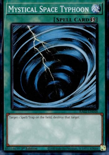 Mystical Space Typhoon (PCR) – RA02-EN048 – Prismatische Sammlerselten – 1. Auflage von YU-GI-OH!