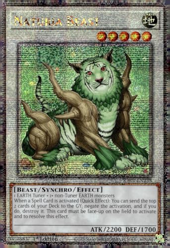 Naturia Beast (Quarter Century Secret Rare) – RA03-EN238 – Quarter Century Secret Rare – 1. Auflage von YU-GI-OH!