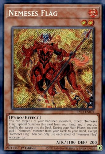 Nemeses-Flagge (Secret Rare) – RA03-EN024 – Secret Rare – 1. Auflage von YU-GI-OH!