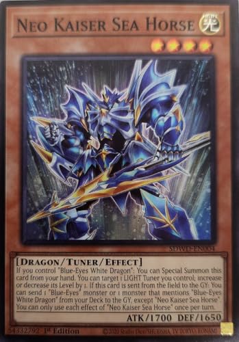 Neo Kaiser Seepferdchen SDWD-EN004 Super Rare 1. Auflage von YU-GI-OH!