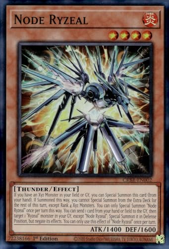 Node Ryzeal (SR) - CRBR-EN002 - Super Rare - 1. Auflage von YU-GI-OH!