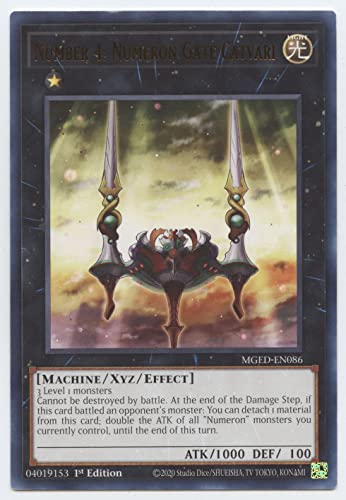 Number 4 - Numeron Gate Catvari - MGED-EN086 - Rare - 1. Auflage von YU-GI-OH!