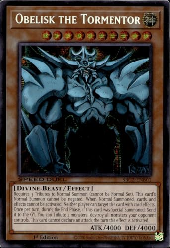 Obelisk The Tormentor - SBC2-ENB01 - Prismatic Secret Rare - 1. Auflage von YU-GI-OH!