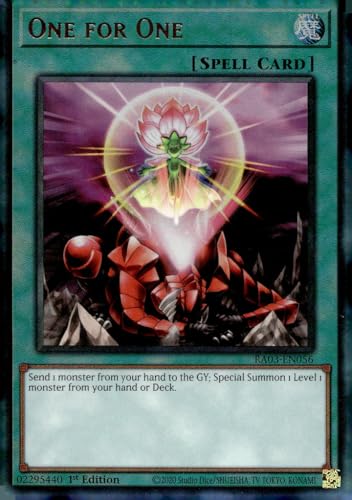 One for One (PUR) – RA03-EN056 – Prismatic Ultimate Rare – 1. Auflage von YU-GI-OH!