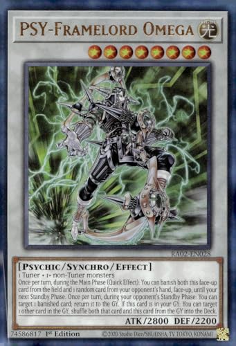 PSY-Framelord Omega (PUR) – RA02-EN028 – Prismatic Ultimate Rare – 1. Auflage von YU-GI-OH!