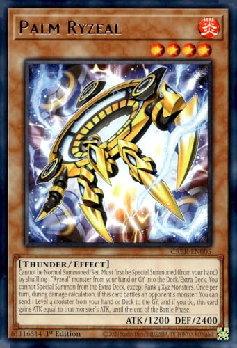 Palm Ryzeal - CRBR-EN005 - Rare - 1. Auflage von YU-GI-OH!