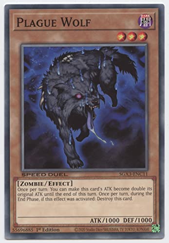 Plague Wolf - SGX3-ENC11 - Common - 1. Auflage von YU-GI-OH!