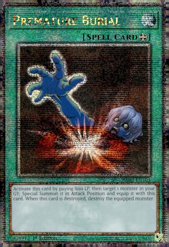 Premature Burial (Quarter Century Secret Rare) – RA03-EN103 – Quarter Century Secret Rare – 1. Auflage von YU-GI-OH!