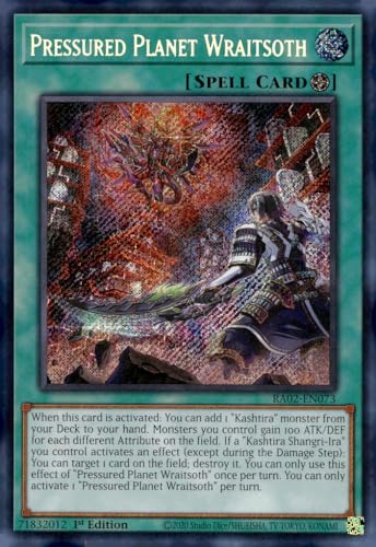 Pressured Planet Wraitsoth (Secret Rare) – RA02-EN073 – Secret Rare – 1. Auflage von YU-GI-OH!