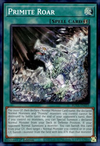 Primite Roar - ROTA-EN059 - Super Rare - 1. Auflage von YU-GI-OH!