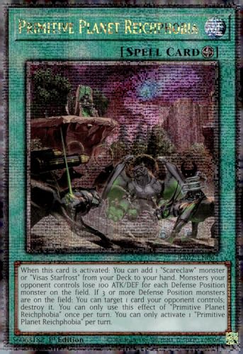 Primitive Planet Reichphobia (Quarter Century Secret Rare) – RA02-EN067 – Quarter Century Secret Rare – 1. Auflage von YU-GI-OH!