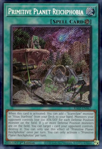 Primitive Planet Reichphobia (Secret Rare) - RA02-EN067 - Secret Rare - 1. Auflage von YU-GI-OH!