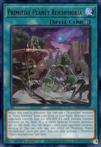 Primitive Planet Reichphobia (UR) - RA02-EN067 - Ultra Rare - 1. Auflage von YU-GI-OH!