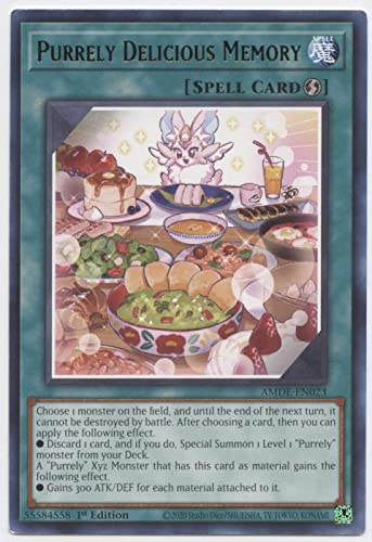 Purrely Delicious Memory - AMDE-EN023 - Rare - 1st Edition von YU-GI-OH!