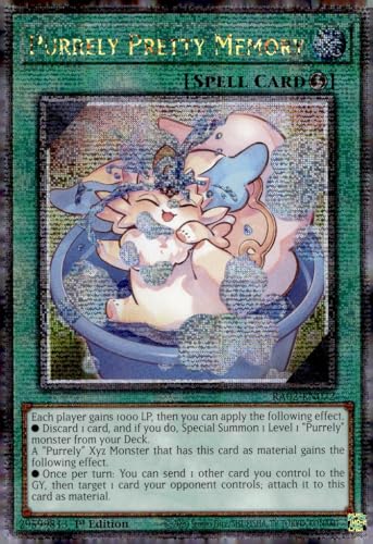 Purrely Pretty Memory (Quarter Century Secret Rare) – RA02-EN072 – Quarter Century Secret Rare – 1. Auflage von YU-GI-OH!