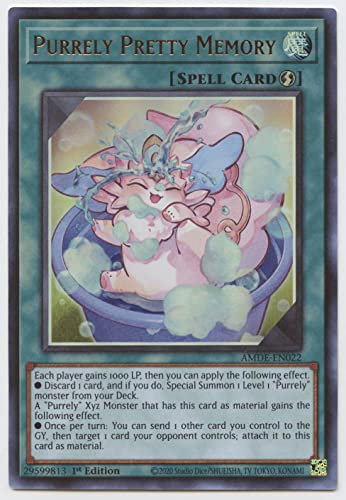 Purrely Pretty Memory - AMDE-EN022 - Ultra Rare - 1. Auflage von YU-GI-OH!