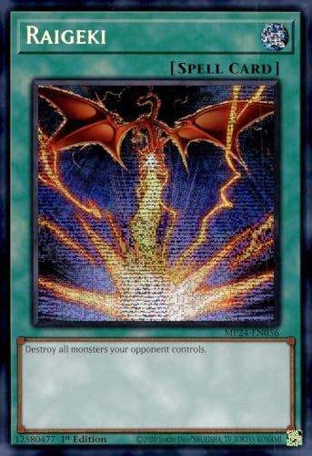 Raigeki MP24-EN056 Prismatic Secret Rare 1. Auflage von YU-GI-OH!