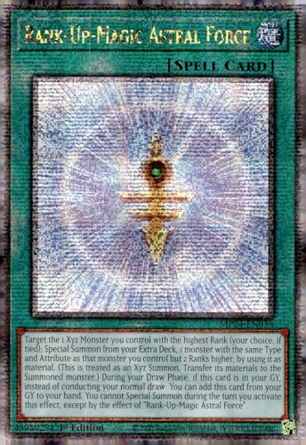 Rank-Up-Magic Astral Force MP24-EN035 – Quarter Century Secret Rare – 1. Auflage von YU-GI-OH!