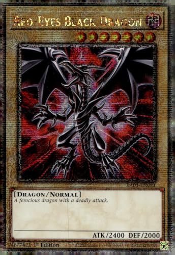 Red-Eyes Black Dragon (Quarter Century Secret Rare) – RA03-EN081 – Quarter Century Secret Rare – 1. Auflage von YU-GI-OH!