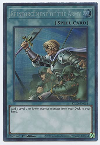 Reinforcement of The Army - KICO-EN051 - Collector's Rare - 1st Edition von YU-GI-OH!