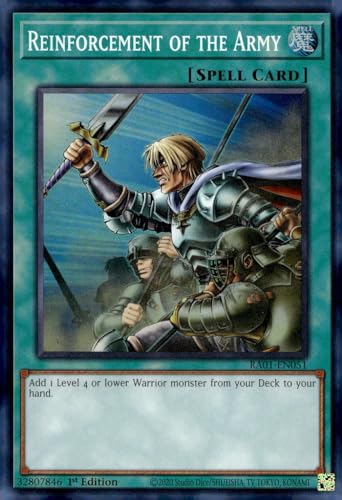 Reinforcement of The Army - RA01-EN051 - Super Rare - 1. Auflage von YU-GI-OH!