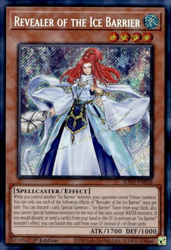 Revealer of The Ice Barrier (Secret Rare) – RA03-EN028 – Secret Rare – 1. Auflage von YU-GI-OH!