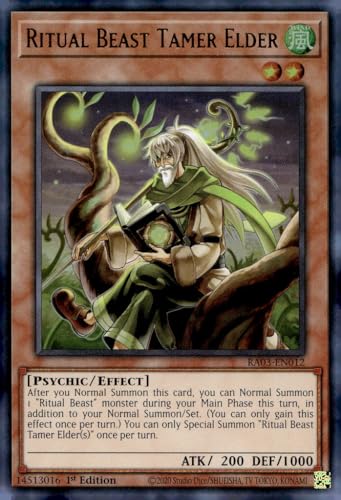 Ritual Beast Tamer Elder (UR) - RA03-EN012 - Ultra Rare - 1. Auflage von YU-GI-OH!