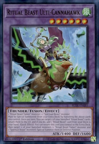 Ritual Beast Ulti-Cannahawk (Alternate Art) - BLTR-EN085 - Ultra Rare - 1. Auflage von YU-GI-OH!