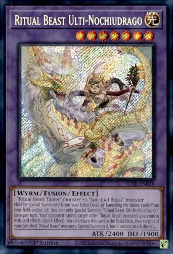 Ritual Beast Ulti-Nochiudrago - BLTR-EN018 - Secret Rare - 1. Auflage von YU-GI-OH!