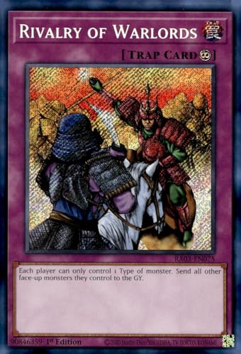 Rivalry of Warlords (Secret Rare) – RA03-EN075 – Secret Rare – 1. Auflage von YU-GI-OH!