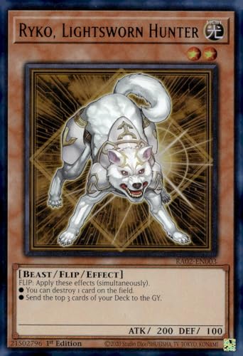 Ryko, Lightsworn Hunter (UR) - RA02-EN003 - Ultra Rare - 1. Auflage von YU-GI-OH!