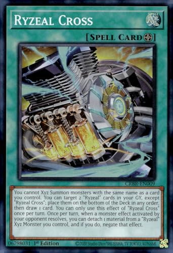 Ryzeal Cross CRBR-EN009 Super Rare 1. Auflage von YU-GI-OH!