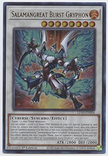 Salamangreat Burst Gryphon LD10-EN004 Ultra Rare 1. Auflage von YU-GI-OH!