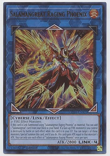 Salamangreat Raging Phoenix LD10-EN005 Ultra Rare 1. Auflage von YU-GI-OH!