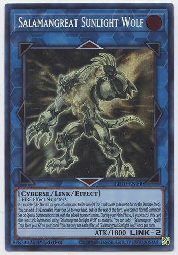 Salamangreat Sunlight Wolf LD10-EN000 Ghost Rare 1. Auflage von YU-GI-OH!