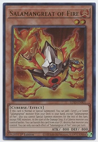 Salamangreat of Fire LD10-EN001 Ultra Rare 1. Auflage von YU-GI-OH!