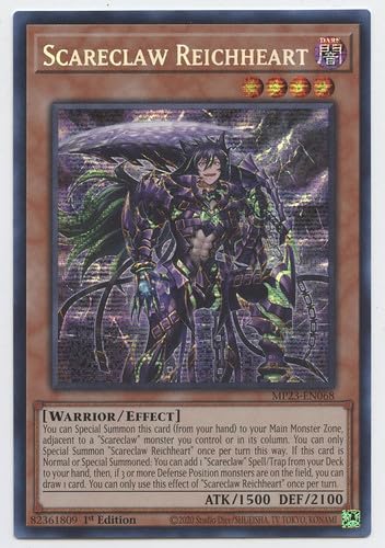 Scareclaw Reichheart MP23-EN068 Prismatic Secret Rare 1. Auflage von YU-GI-OH!