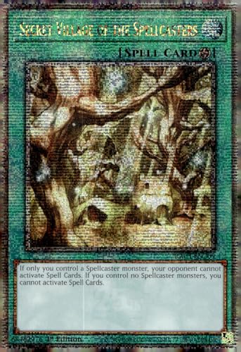 Secret Village of The Spellcasters (Quarter Century Secret Rare) – RA03-EN209 – Quarter Century Secret Rare – 1. Auflage von YU-GI-OH!