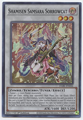 Shamisen Samsara Sorrowcat - DABL-EN044 - Super Rare - 1. Auflage von YU-GI-OH!