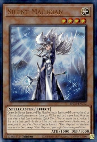 Silent Magician (PUR) – RA02-EN012 – Prismatic Ultimate Rare – 1. Auflage von YU-GI-OH!