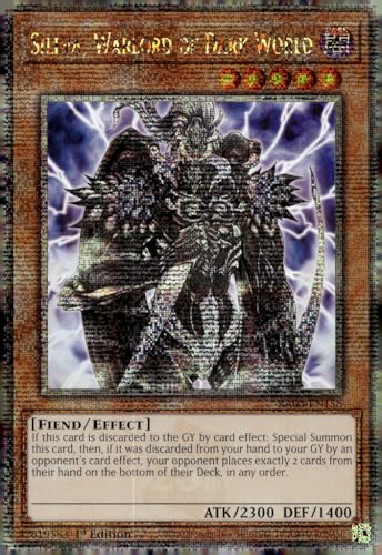 Sillva, Warlord of Dark World (Quarter Century Secret Rare) – RA03-EN158 – Quarter Century Secret Rare – 1. Auflage von YU-GI-OH!