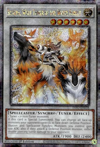 Silvera, Wolf Tamer of The White Forest (Quarter Century Secret Rare) – INFO-EN038 – Quarter Century Secret Rare – 1. Auflage von YU-GI-OH!