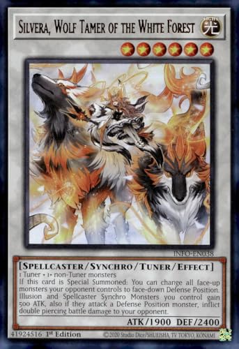 Silvera, Wolf Tamer of The White Forest - INFO-EN038 - Ultra Rare - 1. Auflage von YU-GI-OH!