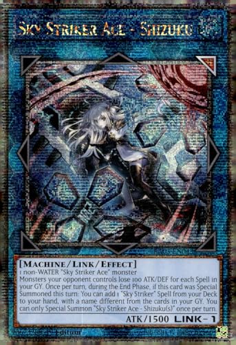 Sky Striker Ace – Shizuku (Alternate Art) (Quarter Century Secret Rare) – RA03-EN043 – Quarter Century Secret Rare – 1. Auflage von YU-GI-OH!