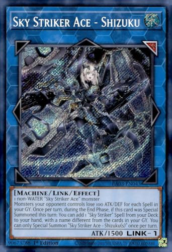 Sky Striker Ace - Shizuku (Secret Rare) - RA03-EN043 - Secret Rare - 1. Auflage von YU-GI-OH!