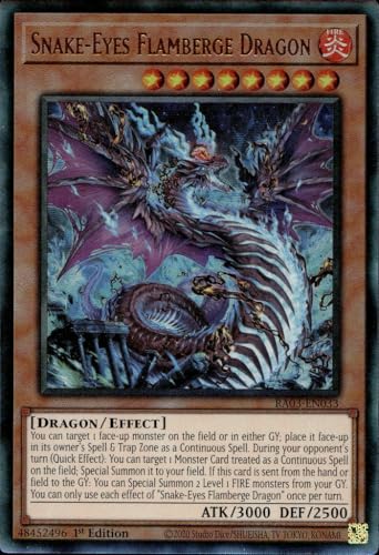 Snake-Eyes Flamberge Dragon (PUR) – RA03-EN033 – Prismatic Ultimate Rare – 1. Auflage von YU-GI-OH!