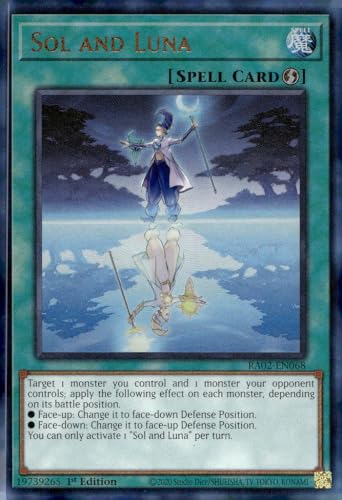 Sol und Luna (PUR) – RA02-EN068 – Prismatic Ultimate Rare – 1. Auflage von YU-GI-OH!