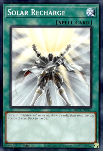 Solar Recharge – BLC1-EN062 – Common – 1. Auflage von YU-GI-OH!