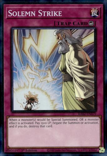 Solemn Strike (PCR) – RA02-EN079 – Prismatische Sammlerselten – 1. Auflage von YU-GI-OH!