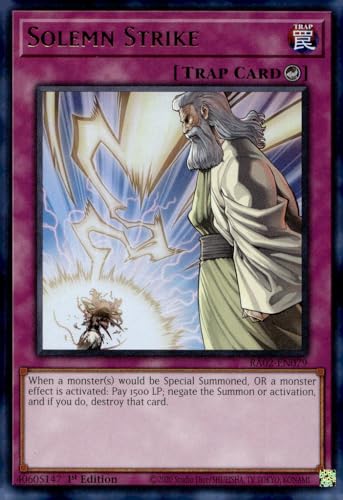 Solemn Strike (UR) - RA02-EN079 - Ultra Rare - 1. Auflage von YU-GI-OH!